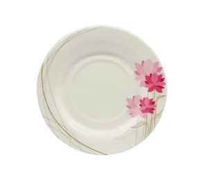 Pink Flora 6" Saucer