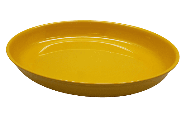Chroma Canary Yellow 12" Oval Baker