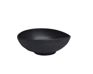 Zen Black 7" Oval Screw Bowl