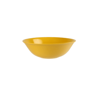 Plain Yellow Soup Bowl
