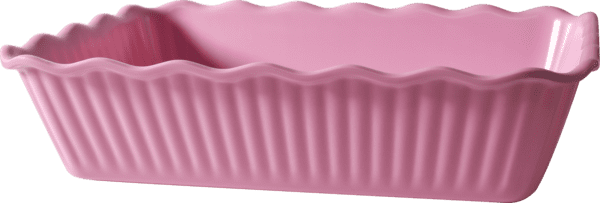 Pink 13" x 10" Crocks Rectangular Server