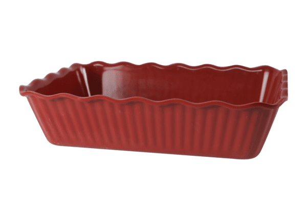 Red 13" x 10" Crocks Rectangular Server