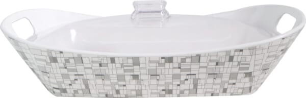 Mosaic Rectangular Buffet Server with Cover