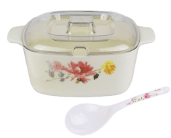 Catelyn 10" Square Casserole with PC Cover and Spoon