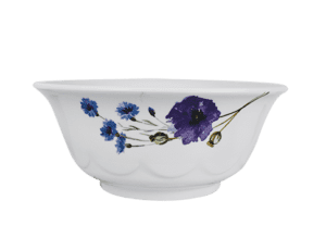 Tea Rose 8" Bowl with Groove
