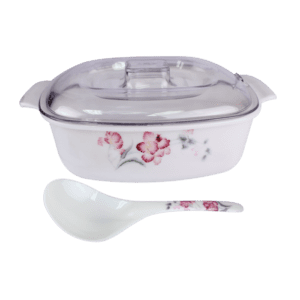 Martha 9" x 3" Square Casserole with PC Cover and Spoon