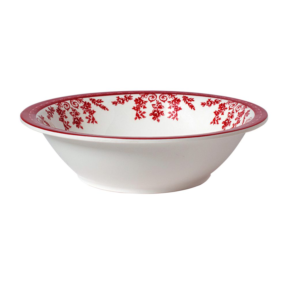 6" BOWL--SCARLET