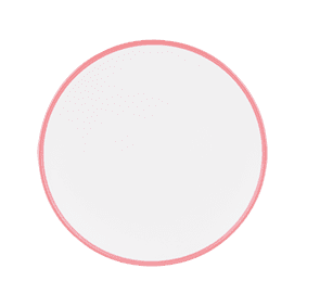Two-Tone Pink 9" Dinner Plate