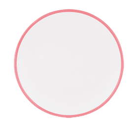 Two-Tone Pink 10" Dinner Plate