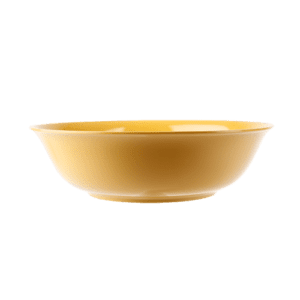 Plain Yellow 9" Serving Bowl
