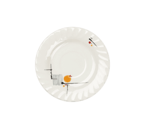 Morning Sun 5" Round Plate with Groove