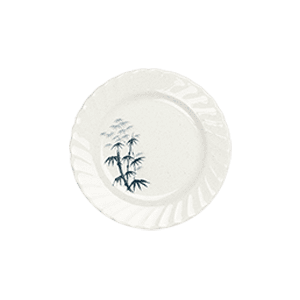 Bamboo 5" Round Plate with Groove