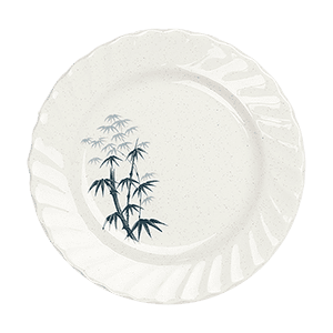 Bamboo 9" Dinner Plate with Groove