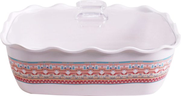 Alaina Rectangular Casserole with Clear Cover