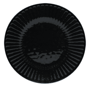 Roulette Black 8" Classic Round Plate