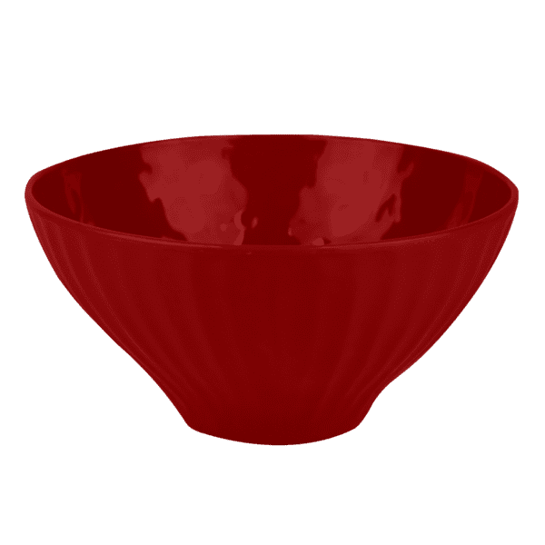 Red 5" Round Bowl