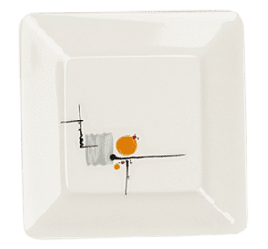 Morning Sun 9" Square Plate