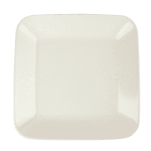 Plain Ivory 8" Square Plate