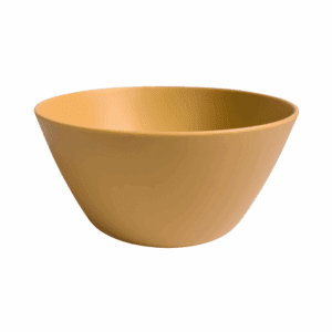 6" NATUREWARE RPET SMALL SALAD BOWL--MUSTARD