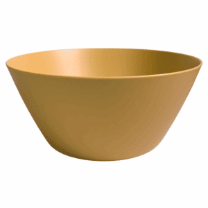 10" NATUREWARE RPET LARGE SALAD BOWL--MUSTARD