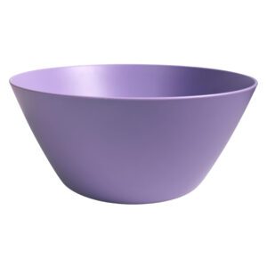 10"  NATUREWARE RPET LARGE SALAD BOWL--PURPLE