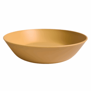 8" NATUREWARE RPET DEEP PLATE--MUSTARD