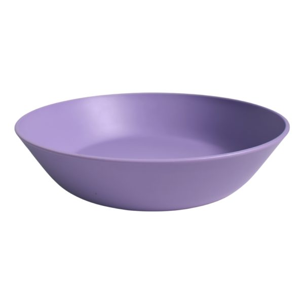 8" NATUREWARE RPET DEEP PLATE--PURPLE