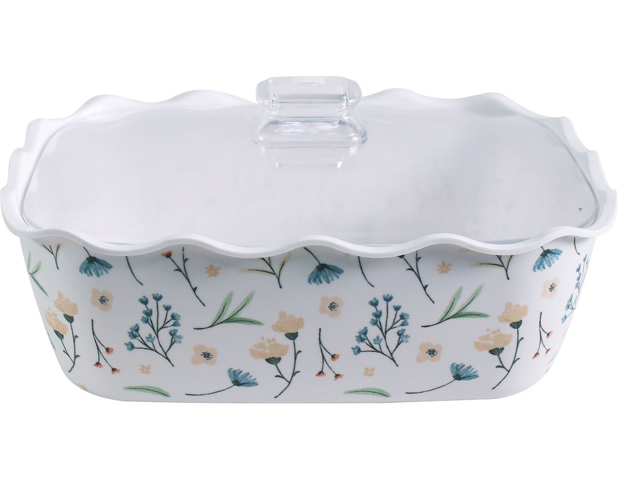 Jill Rectangular Casserole with Clear Cover