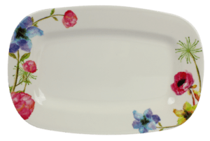 Dahlia 10" Rectangular Serving Plate