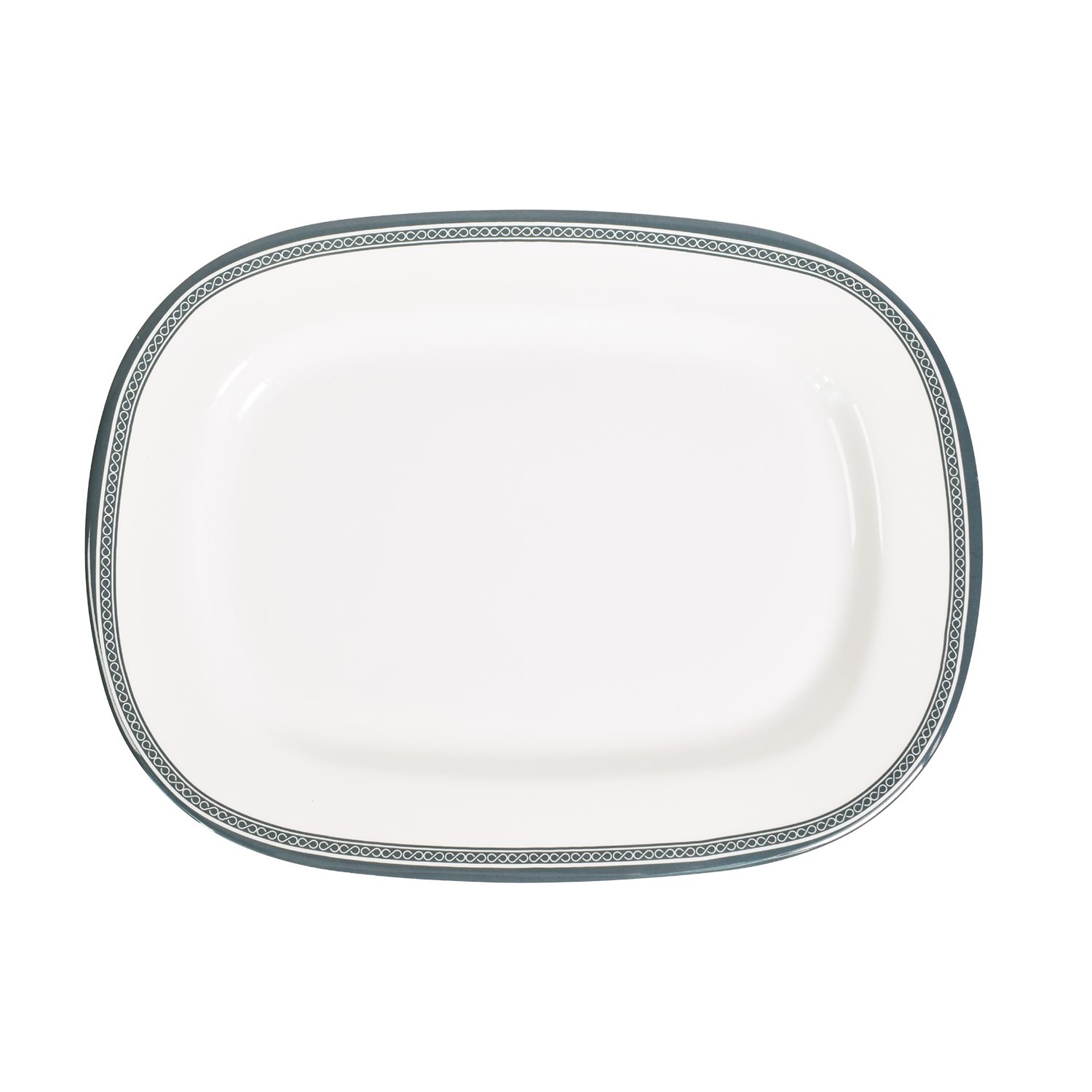 14" RECTANGULAR PLATE--LIV