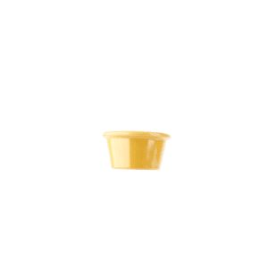 Plain Yellow 3" Deep Sauce Dish
