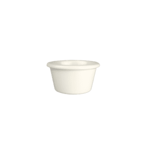 Plain Ivory 3" Deep Sauce Dish
