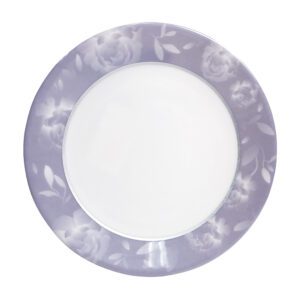 Grace 10" Dinner Plate with Silver Lining