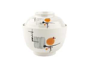 Morning Sun 4" Rice Bowl with Cover